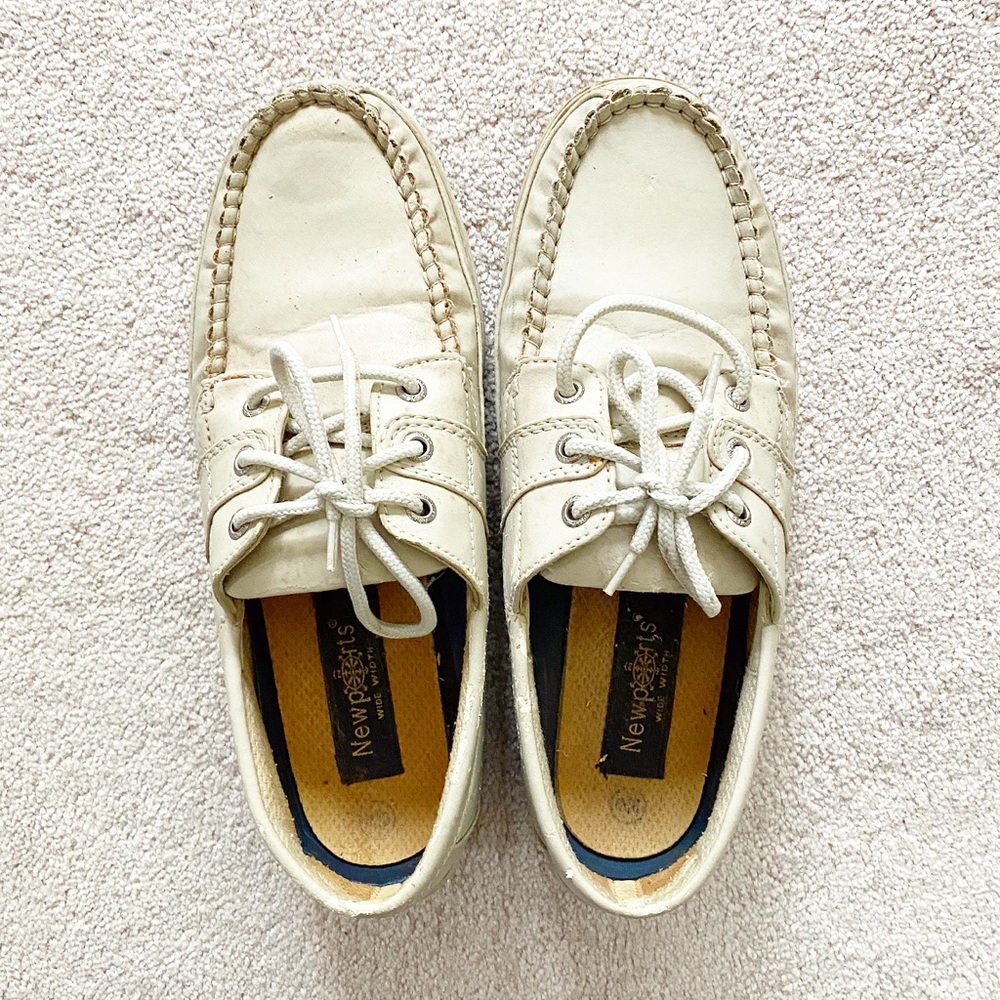 Pale gray Newports Men’s loafers / boat shoes